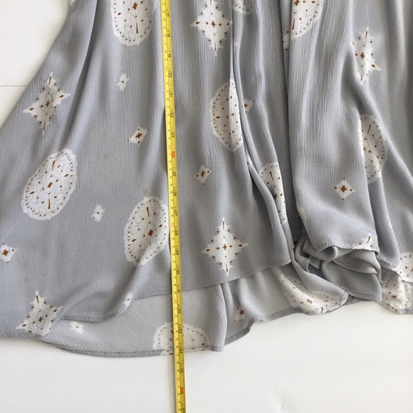 Free People Swing Tank Top Tunic Shirt Gray Size S - Picture 8 of 9